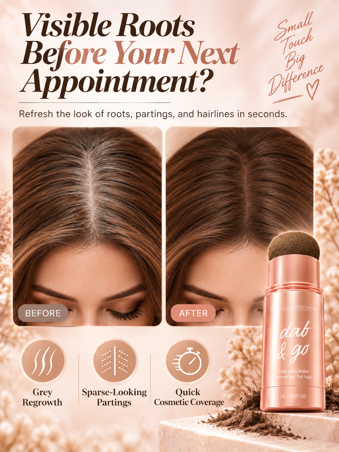 Hairline Shadow Powder Natural Root Touch-Up & Hairline Filler