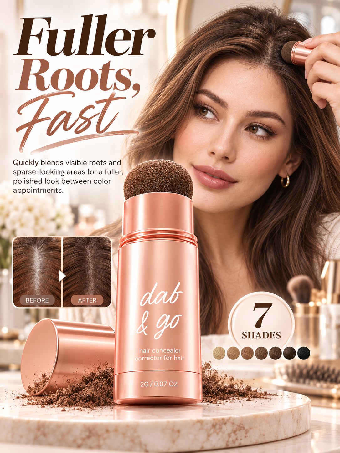 Hairline Shadow Powder Natural Root Touch-Up & Hairline Filler