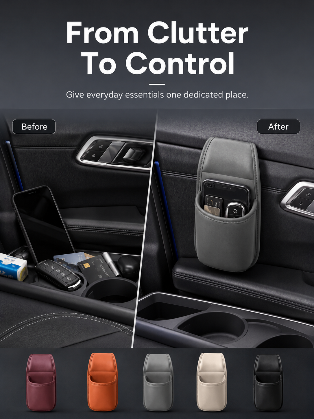 Car Interior Storage Pocket