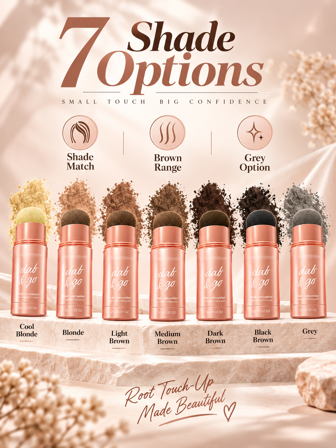 Hairline Shadow Powder Natural Root Touch-Up & Hairline Filler