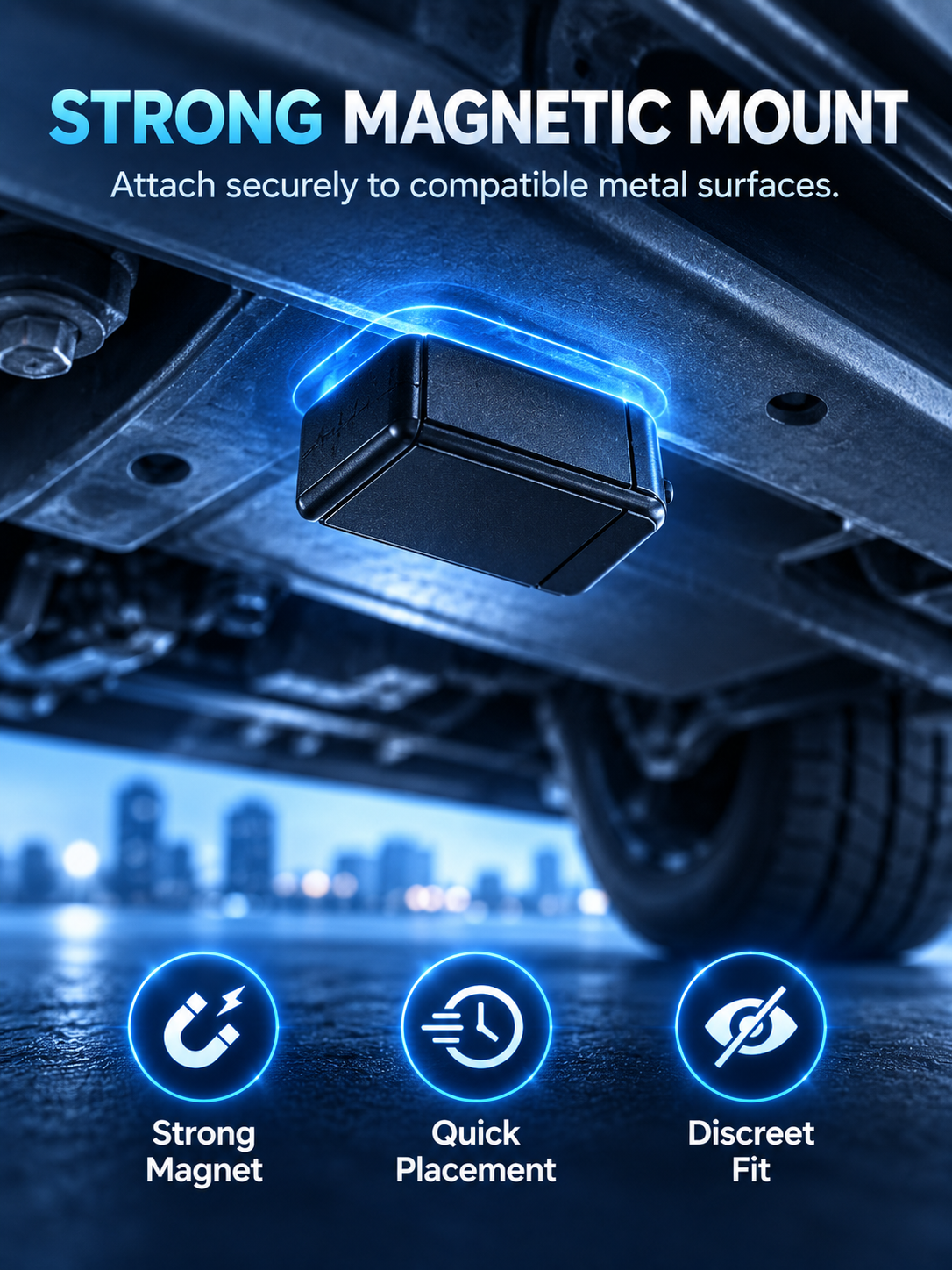4G Magnetic GPS Tracker Rechargeable Vehicle & Asset Locator