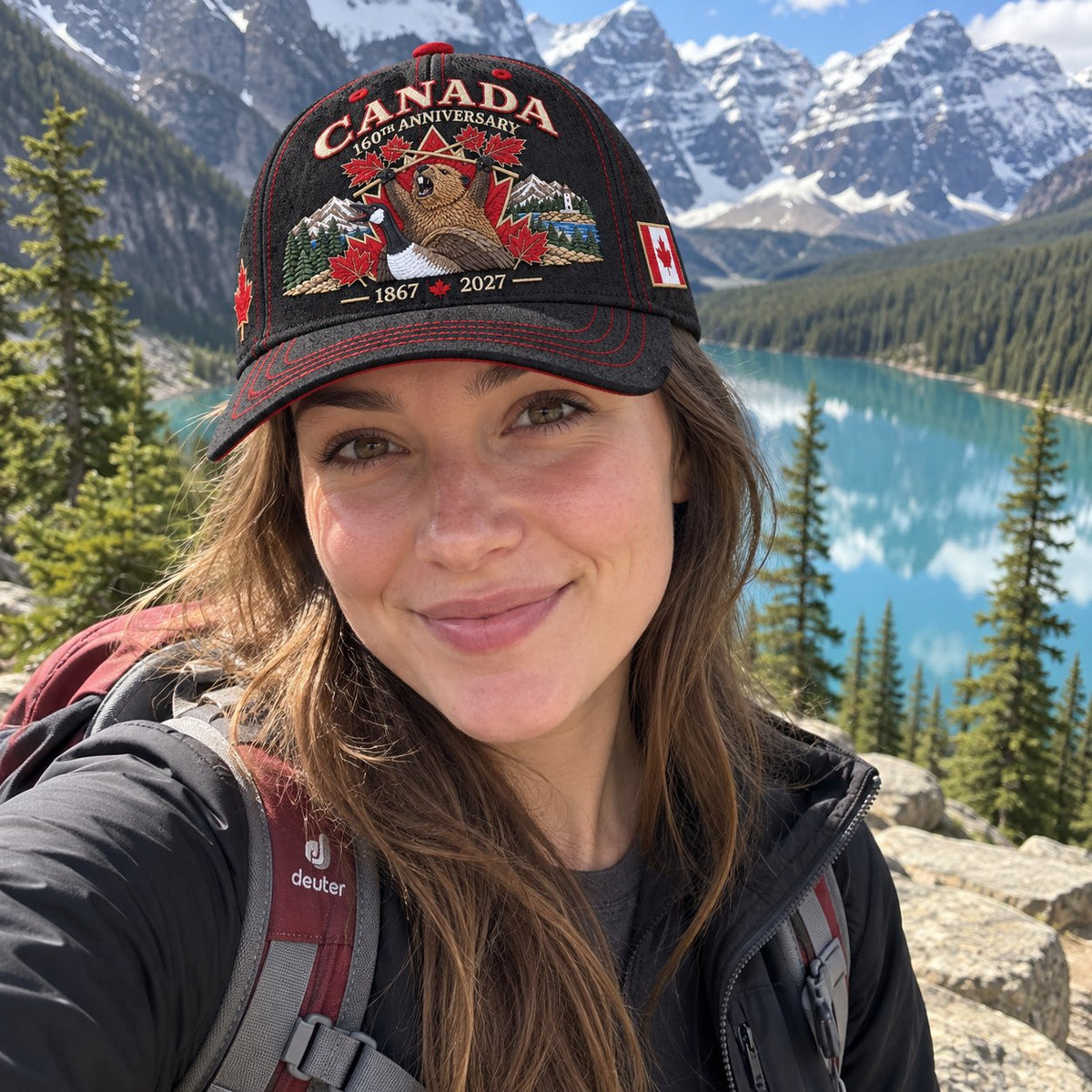 Canada 160th Anniversary 1867 2027 - Premium Embroidered Heritage Cap100% Cotton Detailed Embroidery Comfortable Fit