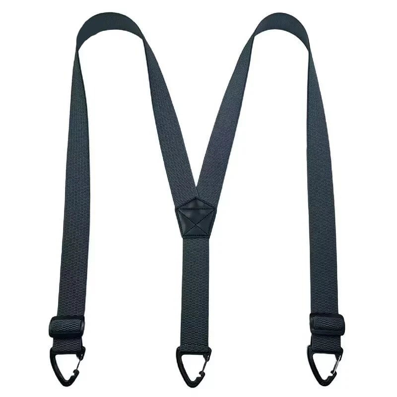 Heavy-Duty Men s Suspenders with Hook Clips Adjustable X/Y-Back Work Suspenders