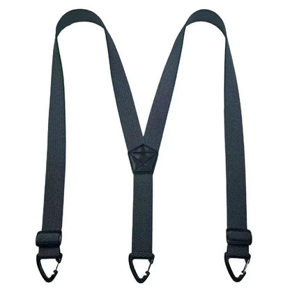 Heavy-Duty Men s Suspenders with Hook Clips Adjustable X/Y-Back Work Suspenders