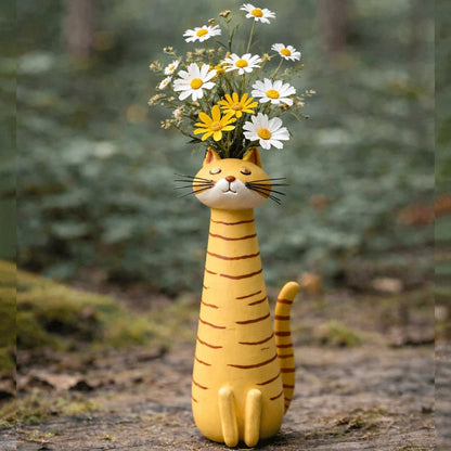 2026 Mother's Day Gifts-- Unique Cat Shaped Flower Vase