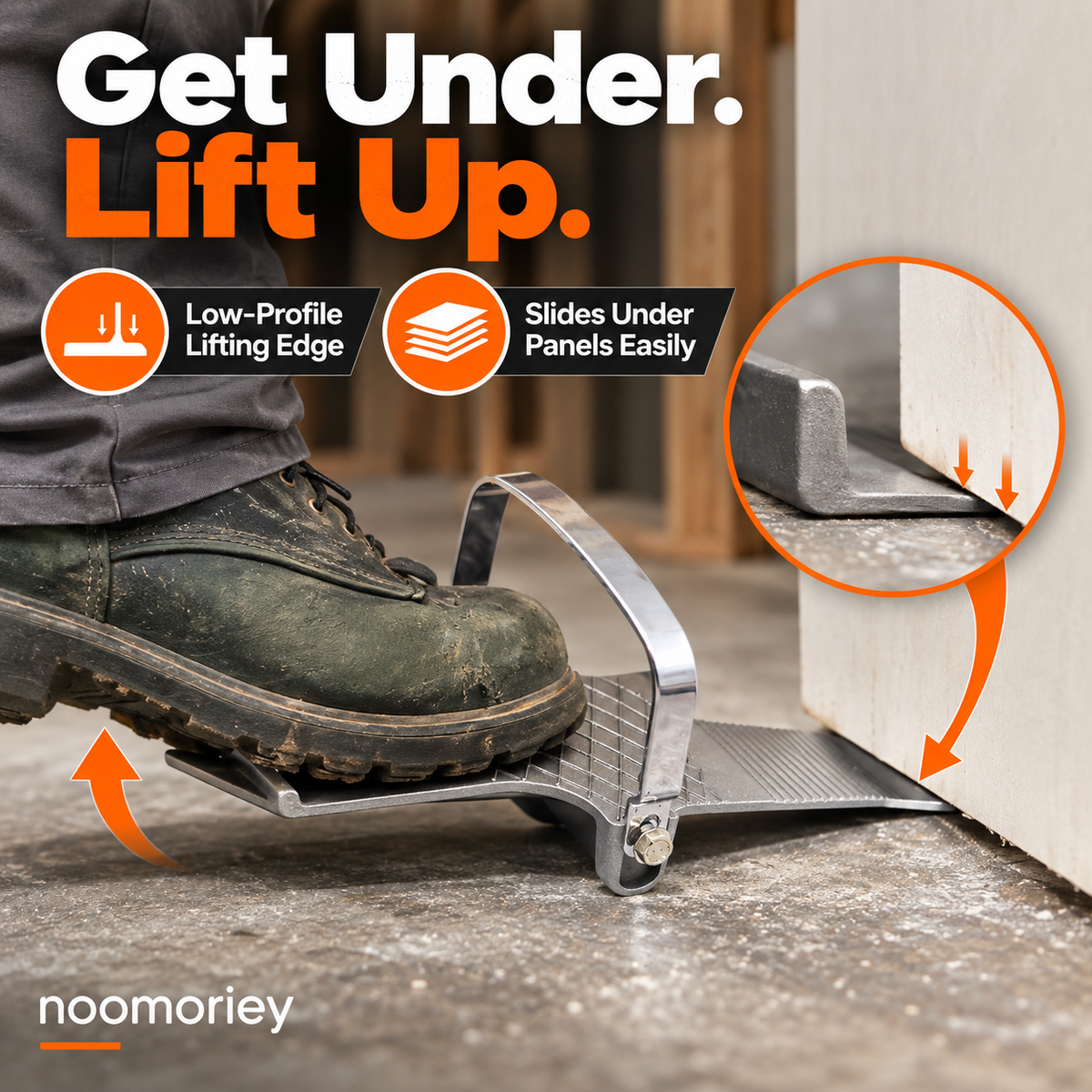 StepLift Panel Lifter Foot-Powered Installation Tool