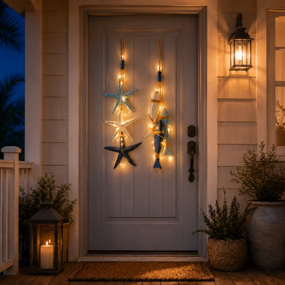 Coastal Starfish Fish Hanging Decor