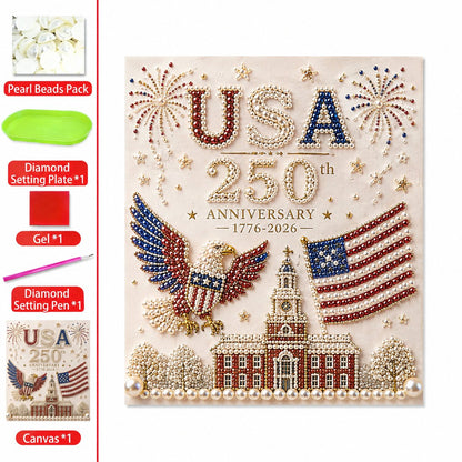 USA Anniversary Pearl Painting