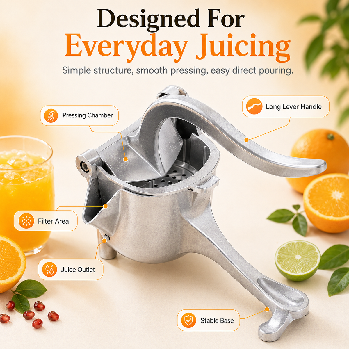 Fruit Juicer Ready to enjoy fresh juice anytime