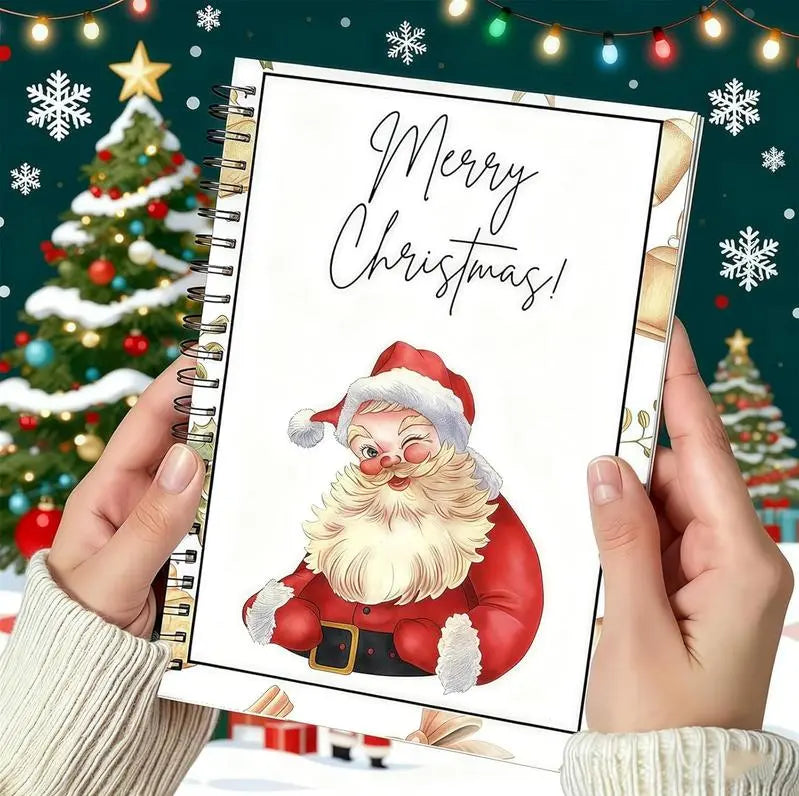 DIY Spiral-Bound Christmas Gift Card Album with Surprise Pages