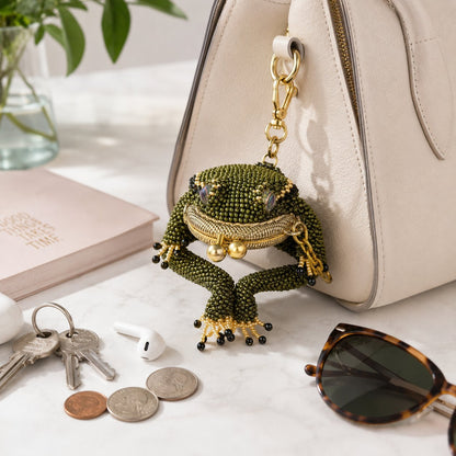 Cute Frog Coin Purse Kawaii Zipper Wallet for Coins, Cards & Cash
