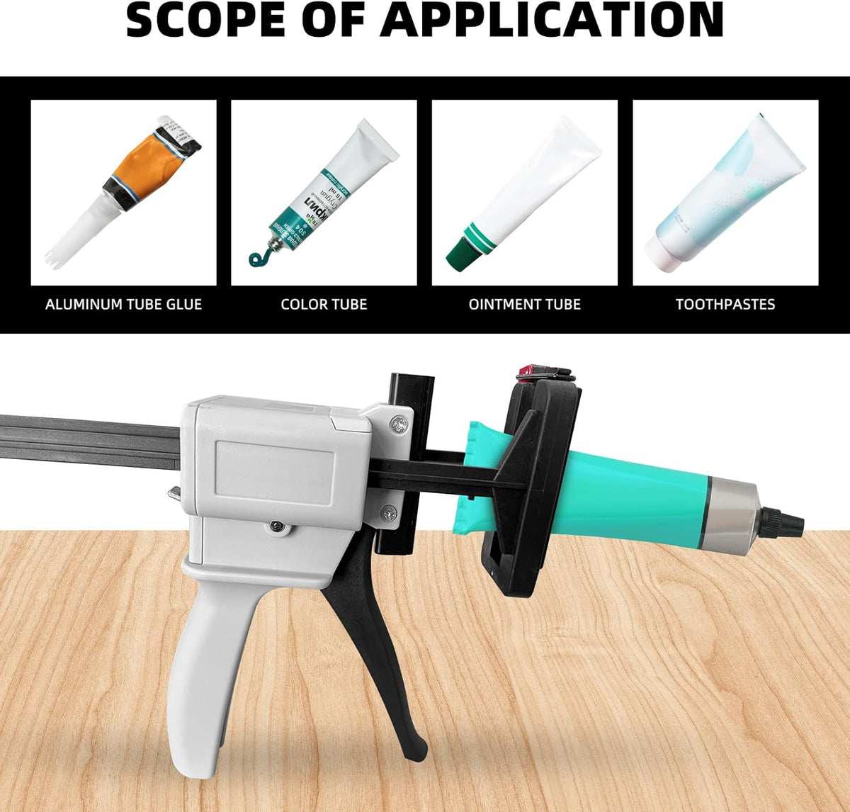 Labor-Saving Manual Tube Squeezer Glue Gun