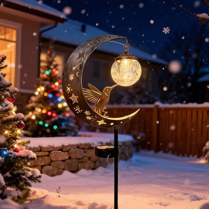 Hummingbird Moon Solar Light