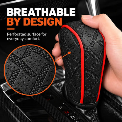 Sport Grip Leather Gear Shift Knob Cover