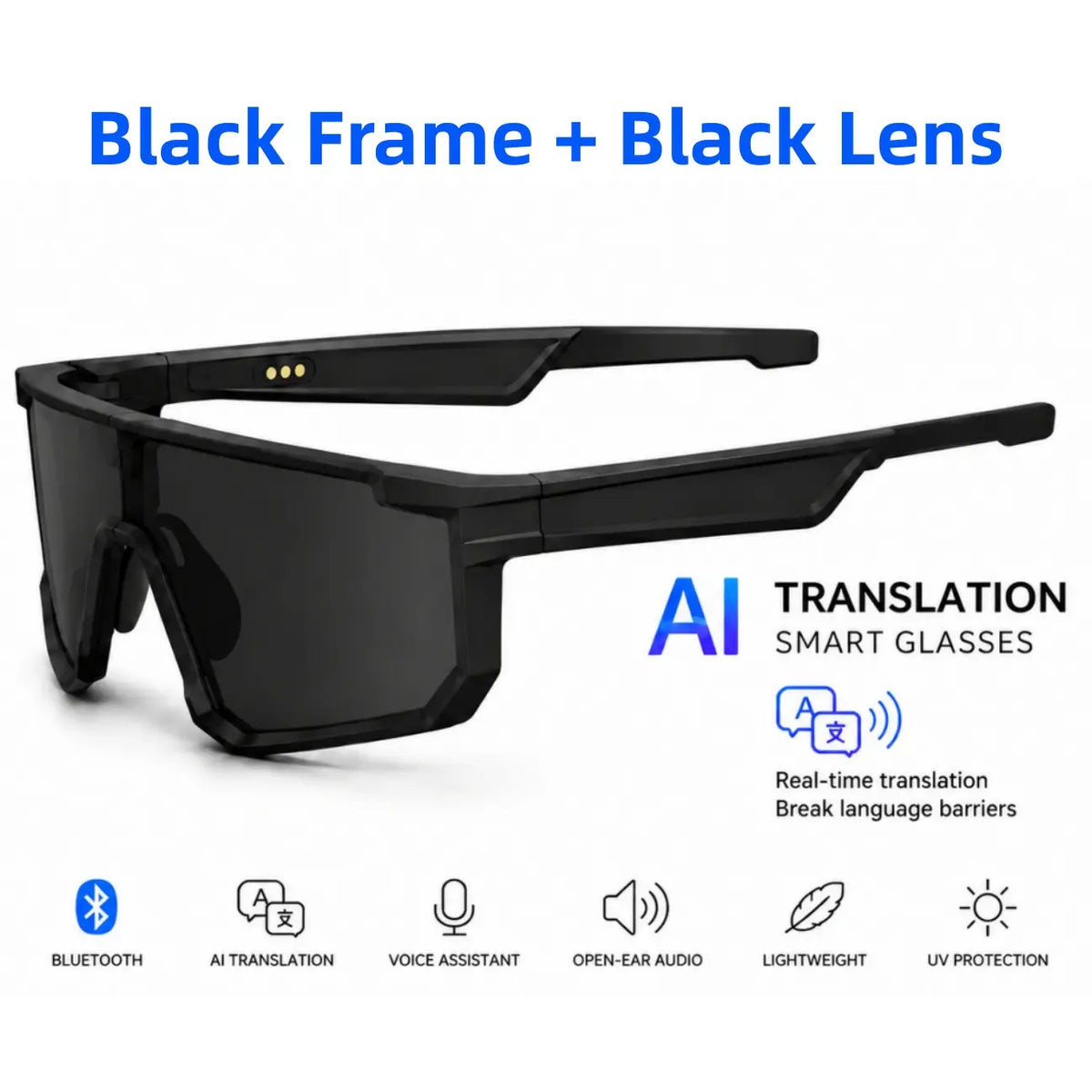 VUB Smart Audio Glasses Photochromic Options & Hands-Free Calls