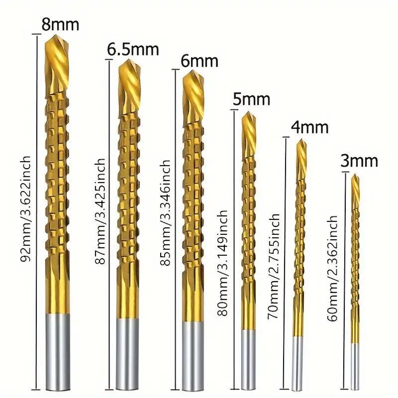 6 Counts Metalworking Ldeal For Drilling
