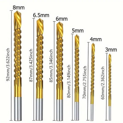 6 Counts Metalworking Ldeal For Drilling