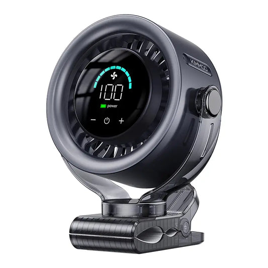4000mAh 360 Rotatable Clip Fan with LED Display