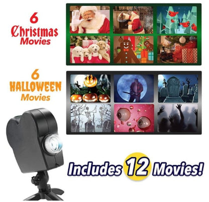 Halloween Pre- -Halloween Holographic Projection