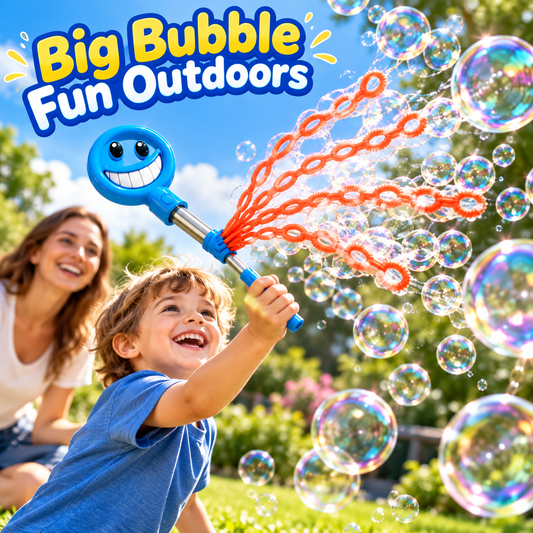 32-Hole Smiley Face Bubble Wand