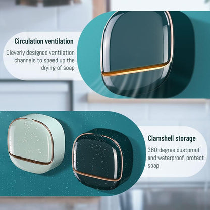 Luxury Soap Holder with Drain Tray
