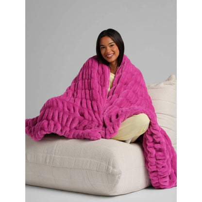 Oversized Plush Throw Blanket