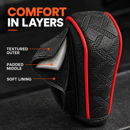 Sport Grip Leather Gear Shift Knob Cover