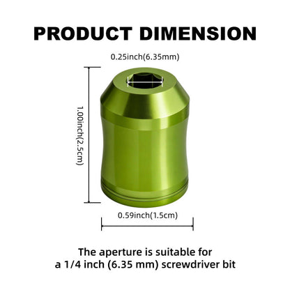 Magnetic Screw Positioner Depth Limiter, Strong Magnet Holds Screws Without Dropping, Prevents Wood Splitting