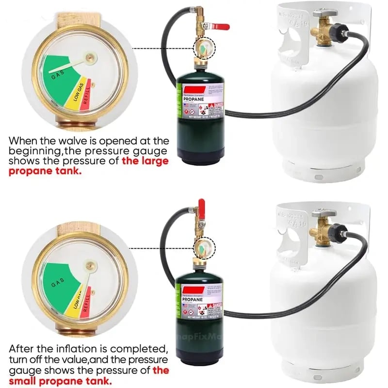 36 Inch Propane Gas Tank Adapter Connector