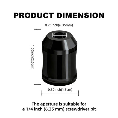 Magnetic Screw Positioner Depth Limiter, Strong Magnet Holds Screws Without Dropping, Prevents Wood Splitting