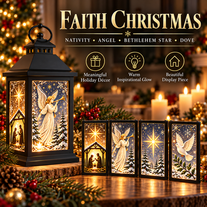 Interchangeable Crystal Lantern Light-Up Holiday D cor