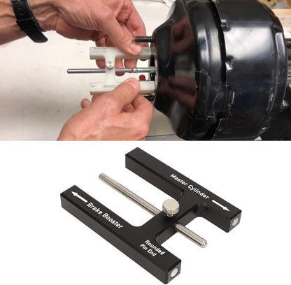 Premium Aluminium Brake Booster Push Rod Adjustment Tool with Length Gauge