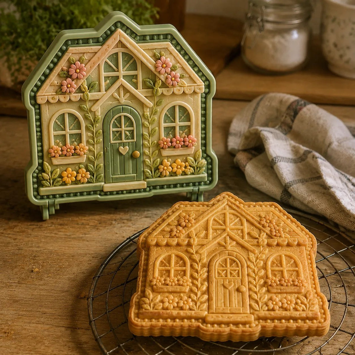 8-Design Spring Garden Mini Pie Mold Collection | Reusable Embossed Molds for Shaping Detailed Bee, Butterfly, Ladybug