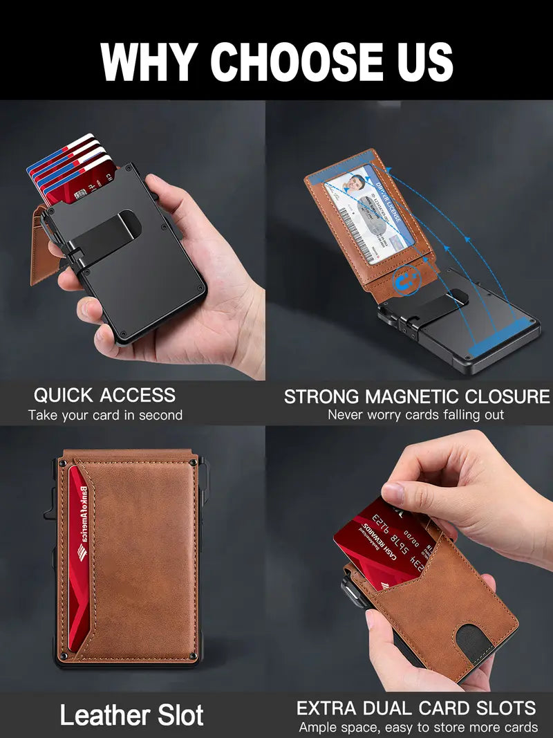 Minimalist Men s Slim Wallet