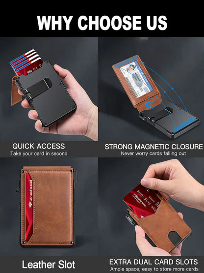 Minimalist Men s Slim Wallet