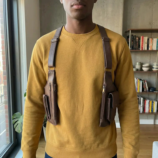 Premium Leather Crossbody & Underarm Bag Adjustable & Unisex