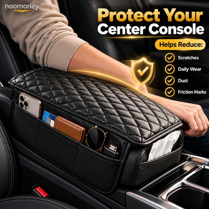 3-in-1 Car Armrest Cushion with Storage & Console Protection