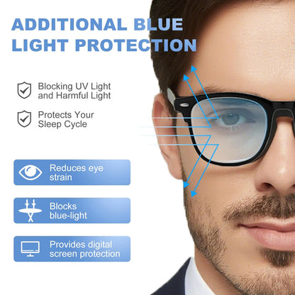 2026 1/2 Pack Blue Light Eyeglasses for Men & Women