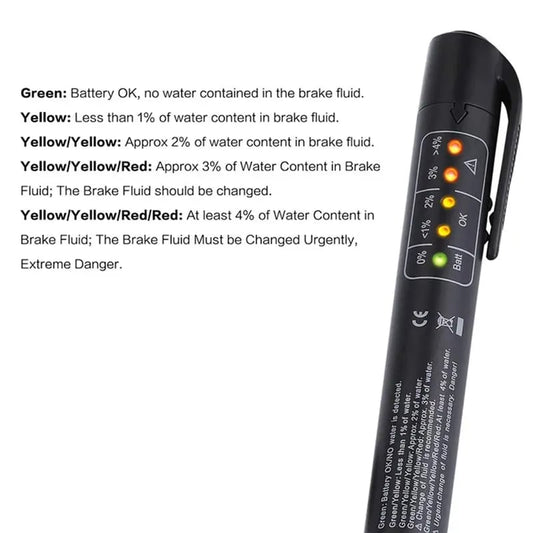 Portable Brake Fluid Tester Pen for DOT 3 / DOT 4 / DOT5.1