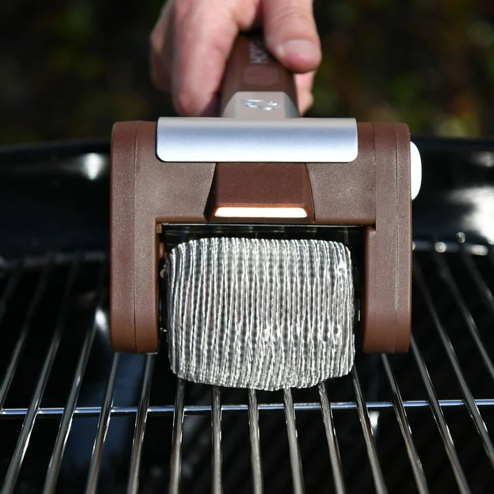 Bristle-Free Spinning Grill Brush