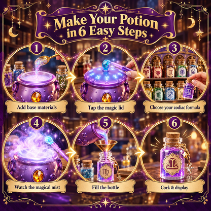 Starlit Wish Potion Lab DIY Zodiac Magic Potion Making Kit