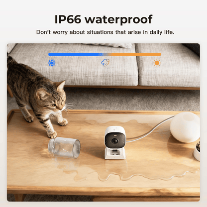 Crystal-clear security 2K camera Color Night Vision 24/7 Recording & Smart Alerts Easy Install!