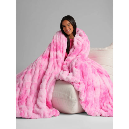 Oversized Plush Throw Blanket