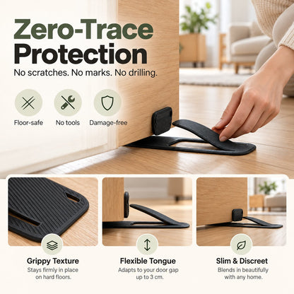Slide. Grip. Protect: The Flexible Door Stopper