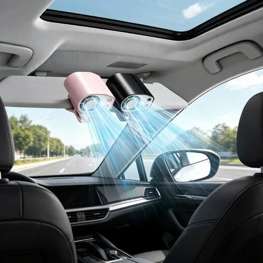 Summer Survivals 2026 Semiconductor Cooling Car Clip On Fan