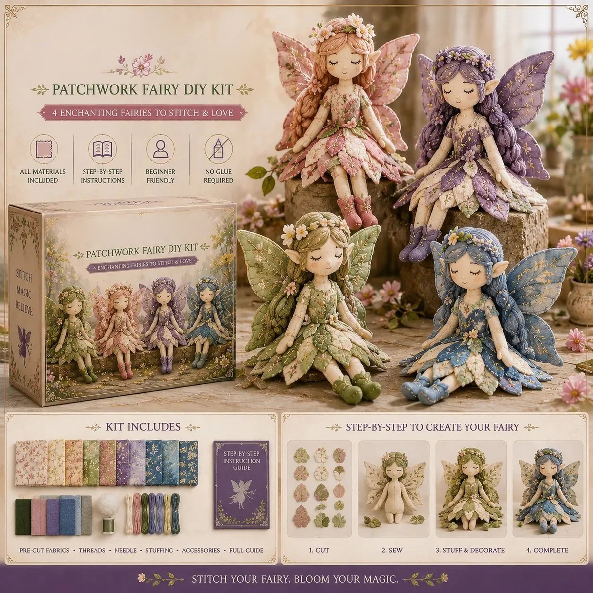 Fairy Patchwork DIY Collection
