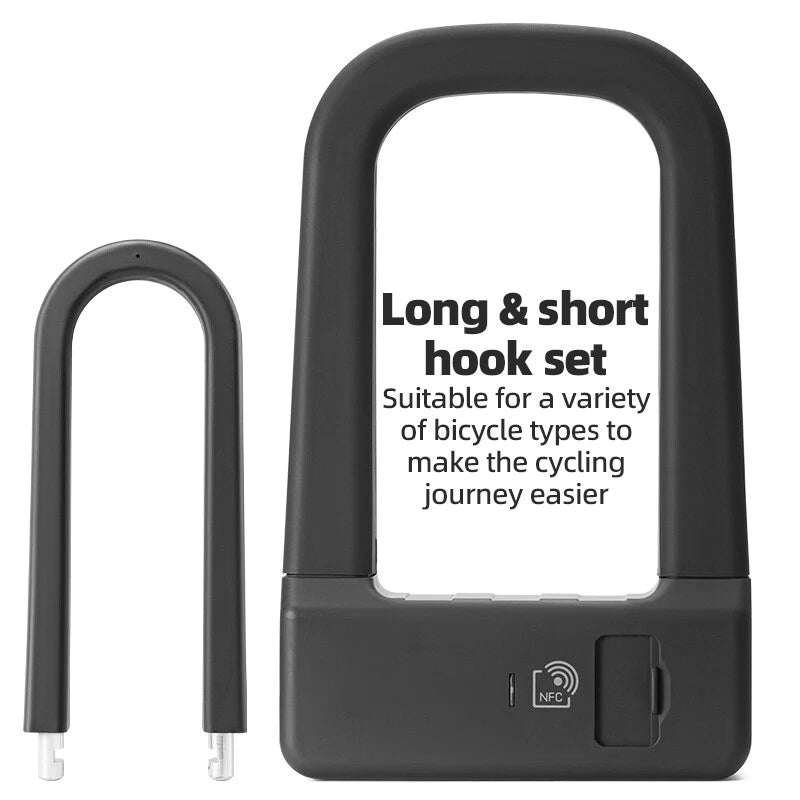 Secure Smart NFC Bicycle U-Lock Keyless & Ultra Convenient