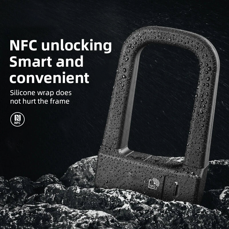 Smart NFC Bicycle U-Lock Keyless, Secure & Ultra-Convenient