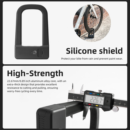 Secure Smart NFC Bicycle U-Lock Keyless & Ultra Convenient