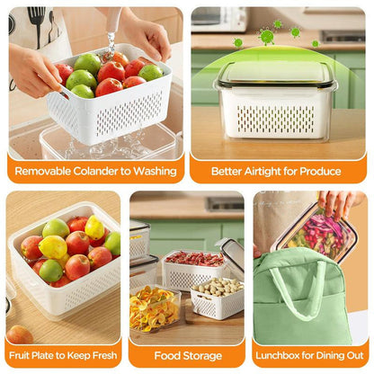 Selyn Fruit & Vegetable Storage Box Set (4-Count )
